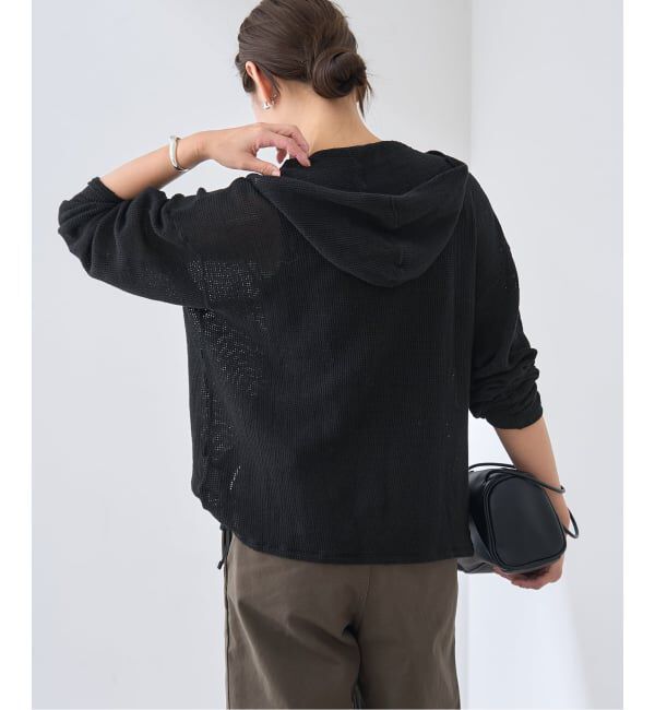 FRAMeWORK「≪予約≫メッシュフードプルオーバー」|Tシャツ・カットソー|