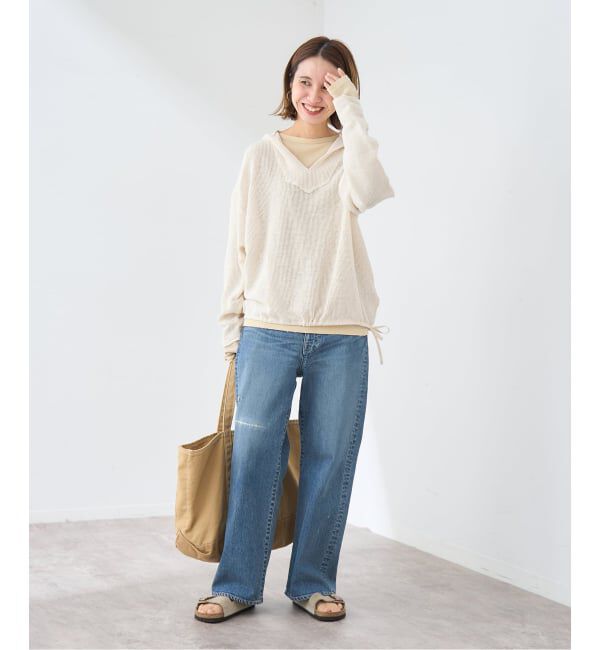 FRAMeWORK「≪予約≫メッシュフードプルオーバー」|Tシャツ・カットソー|