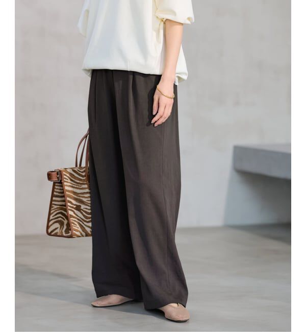 FRAMeWORK「≪新色 / 追加予約≫ポリエステルツイルリラックスパンツ」|その他|