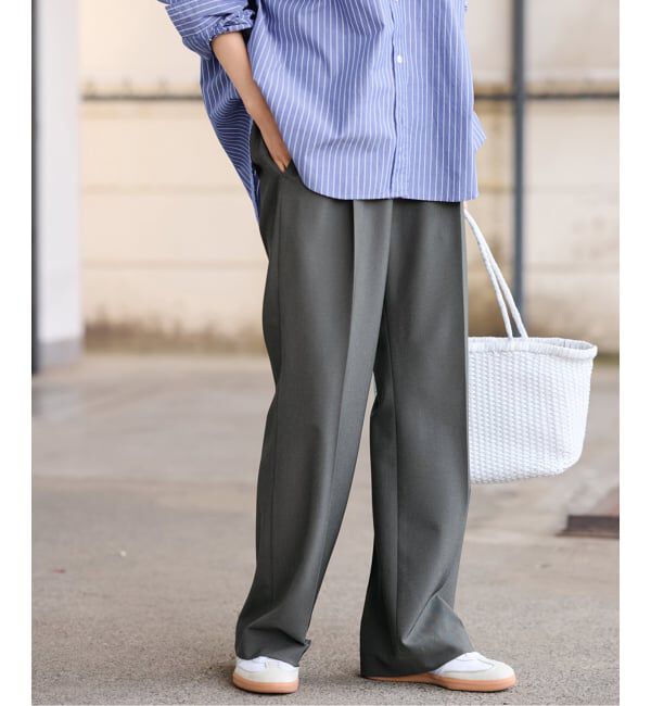 FRAMeWORK「≪新色 / 追加予約≫ウォッシャブルイージースラックス」|スラックス|グレー