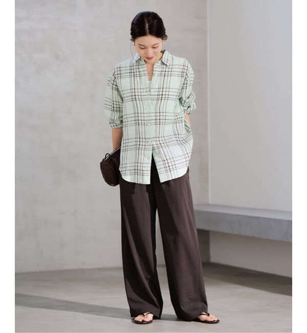 FRAMeWORK「≪新色 / 追加予約≫フレンチリネンレギュラーシャツ」|シャツ・ブラウス|