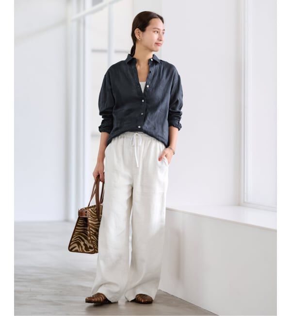 FRAMeWORK「≪新色 / 追加予約≫フレンチリネンレギュラーシャツ」|シャツ・ブラウス|