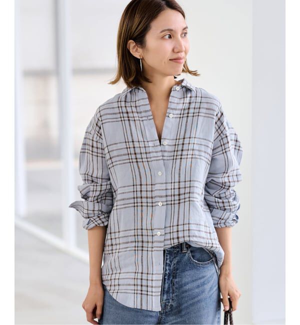 FRAMeWORK「≪新色 / 追加予約≫フレンチリネンレギュラーシャツ」|シャツ・ブラウス|