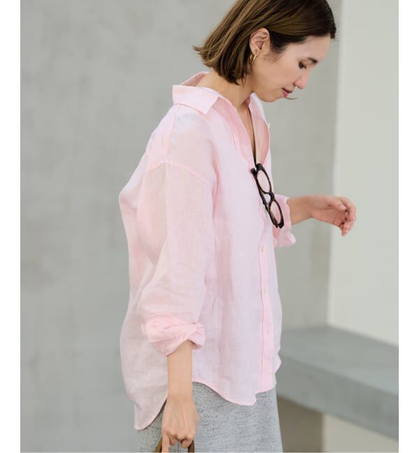 FRAMeWORK「≪新色 / 追加予約≫フレンチリネンレギュラーシャツ」|シャツ・ブラウス|