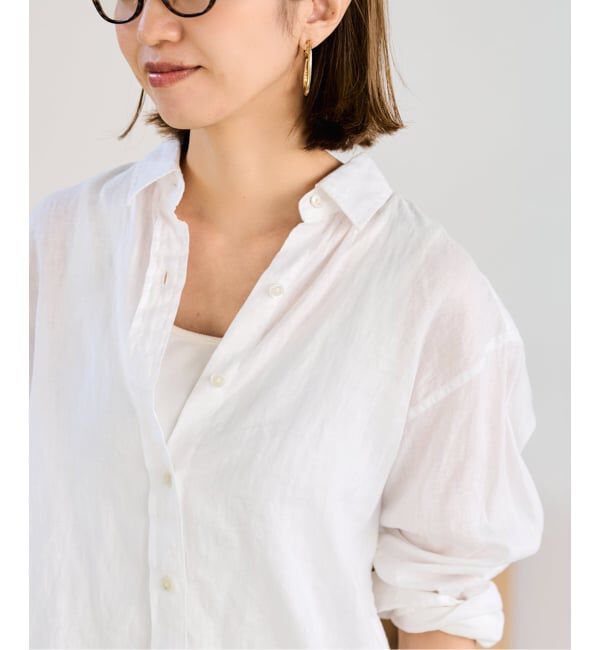 FRAMeWORK「≪新色 / 追加予約≫フレンチリネンレギュラーシャツ」|シャツ・ブラウス|