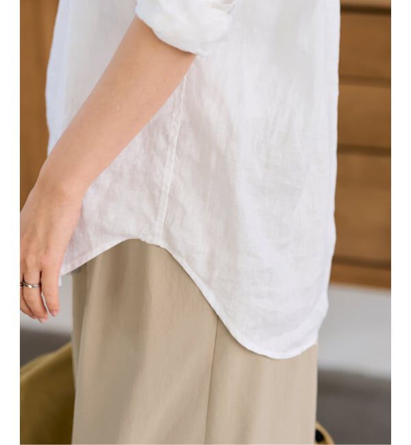 FRAMeWORK「≪新色 / 追加予約≫フレンチリネンレギュラーシャツ」|シャツ・ブラウス|