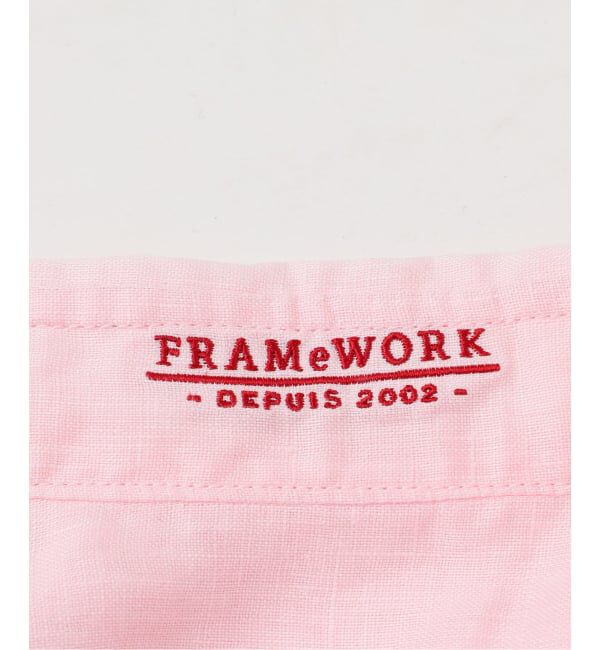 FRAMeWORK「≪新色 / 追加予約≫フレンチリネンレギュラーシャツ」|シャツ・ブラウス|
