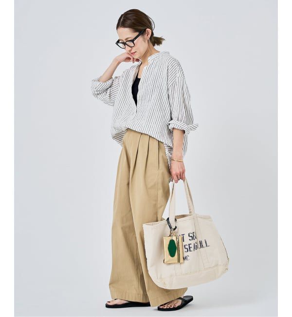 FRAMeWORK「≪追加予約≫フレンチリネンバンドカラーシャツ」|シャツ・ブラウス|