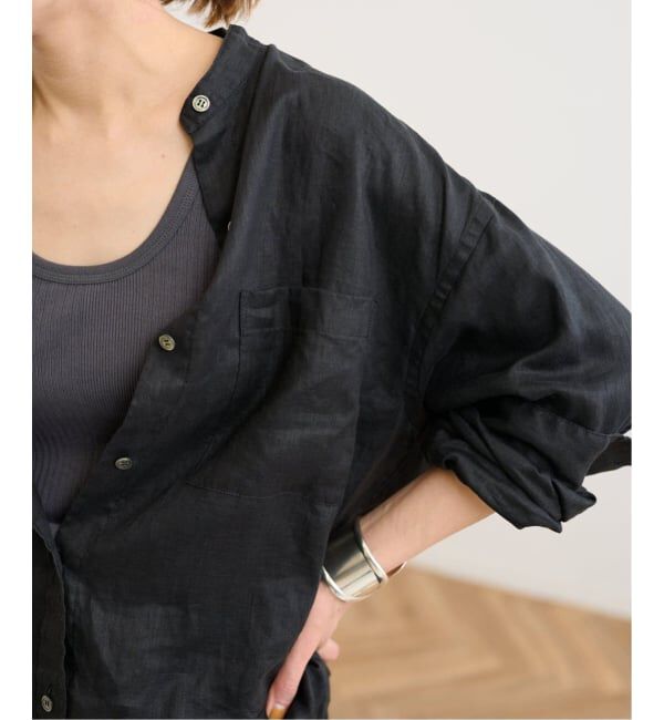 FRAMeWORK「≪追加予約≫フレンチリネンドロストシャツ」|シャツ・ブラウス|