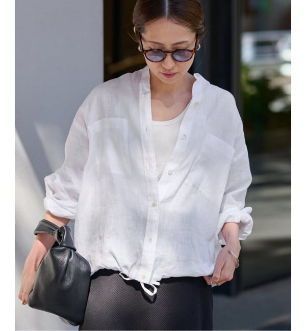 FRAMeWORK「≪追加予約≫フレンチリネンドロストシャツ」|シャツ・ブラウス|