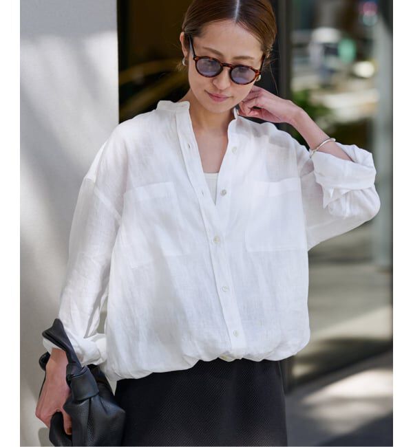 FRAMeWORK「≪追加予約≫フレンチリネンドロストシャツ」|シャツ・ブラウス|