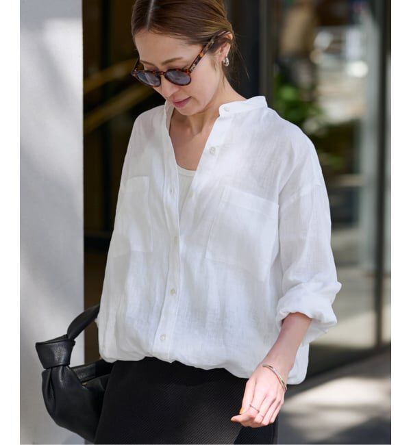 FRAMeWORK「≪追加予約≫フレンチリネンドロストシャツ」|シャツ・ブラウス|