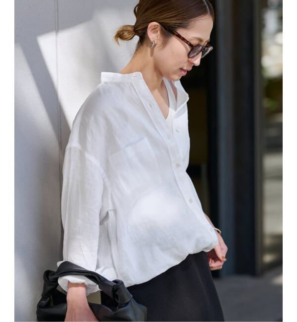 FRAMeWORK「≪追加予約≫フレンチリネンドロストシャツ」|シャツ・ブラウス|