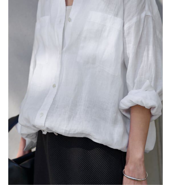 FRAMeWORK「≪追加予約≫フレンチリネンドロストシャツ」|シャツ・ブラウス|