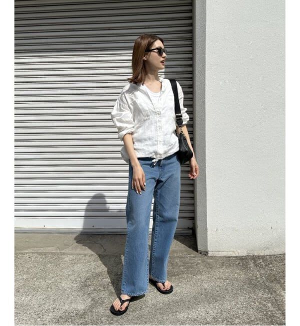 FRAMeWORK「≪追加予約≫フレンチリネンドロストシャツ」|シャツ・ブラウス|