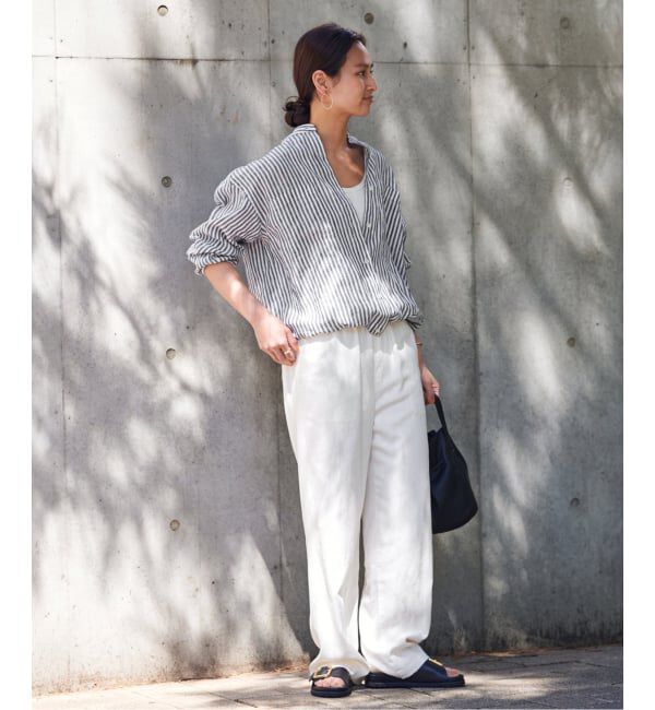 FRAMeWORK「≪追加予約≫フレンチリネンドロストシャツ」|シャツ・ブラウス|