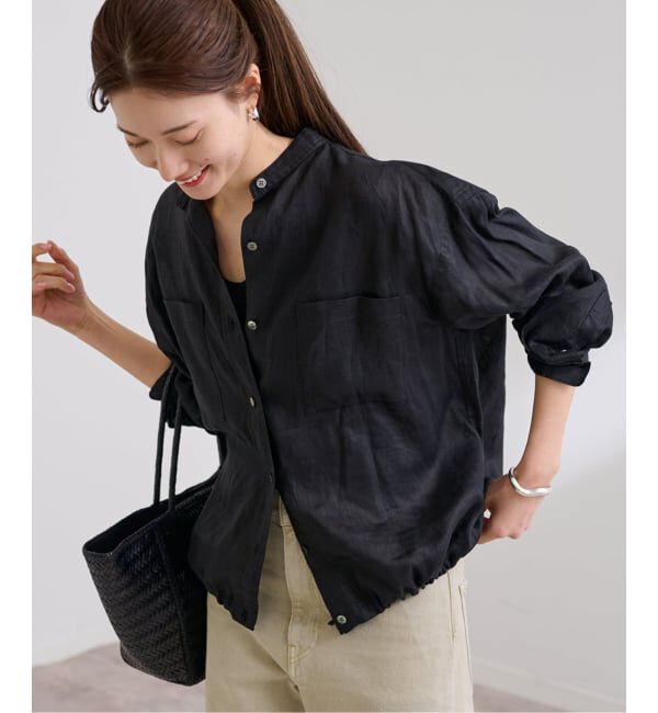 FRAMeWORK「≪追加予約≫フレンチリネンドロストシャツ」|シャツ・ブラウス|