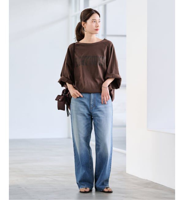 FRAMeWORK「≪WEB限定 / 追加予約≫ハーフスリーブロゴTEE」|Tシャツ・カットソー|