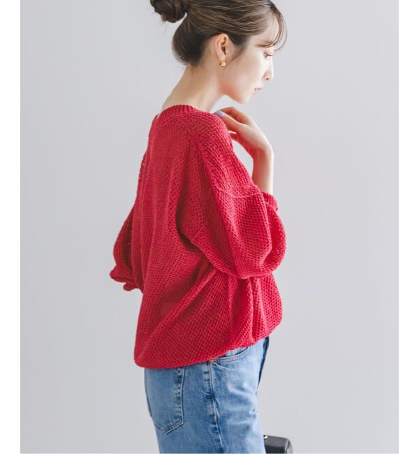 NOBLE「《予約》ペーパーヤーンVネック プルオーバー」|ニット・セーター|