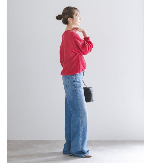 NOBLE「《予約》ペーパーヤーンVネック プルオーバー」|ニット・セーター|