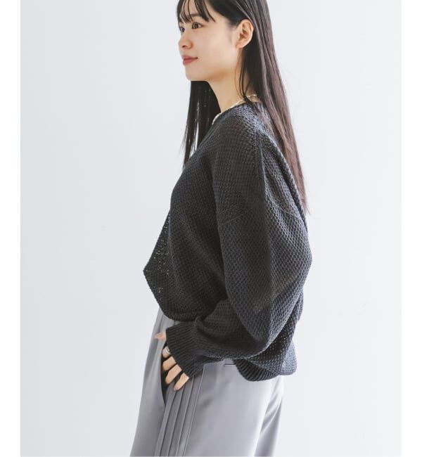 NOBLE「《予約》ペーパーヤーンVネック プルオーバー」|ニット・セーター|