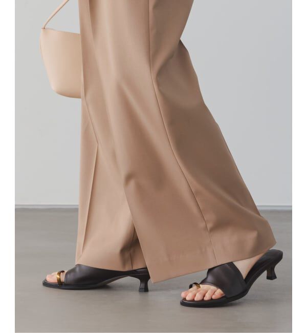 NOBLE「《追加予約・WEB限定カラー》エステルツイルストレッチスラックスパンツ」|スラックス|