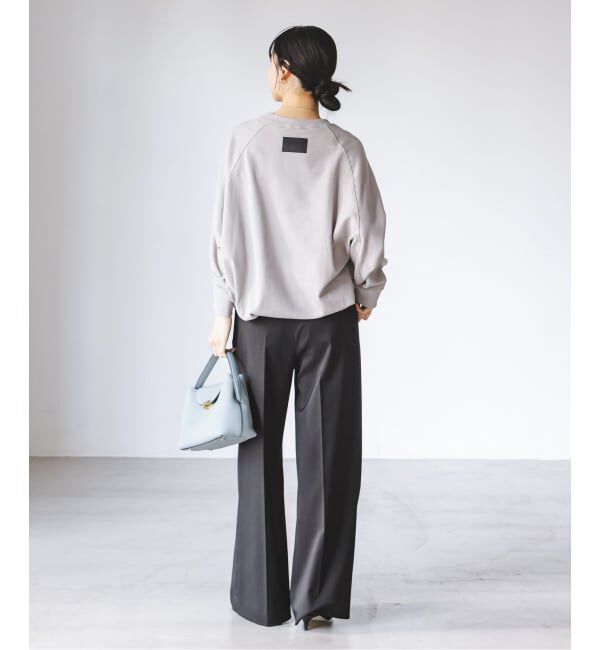 NOBLE「《追加予約・WEB限定カラー》エステルツイルストレッチスラックスパンツ」|スラックス|