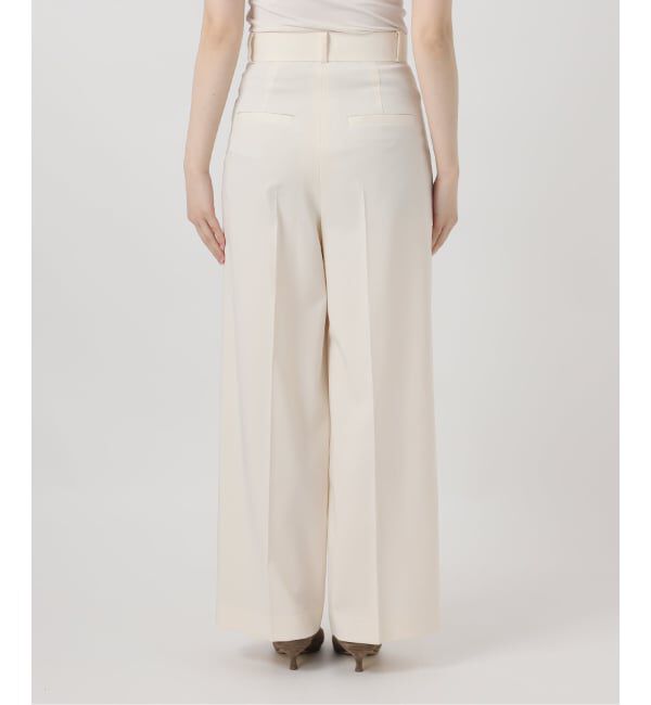 NOBLE「《追加予約・WEB限定カラー》エステルツイルストレッチスラックスパンツ」|スラックス|