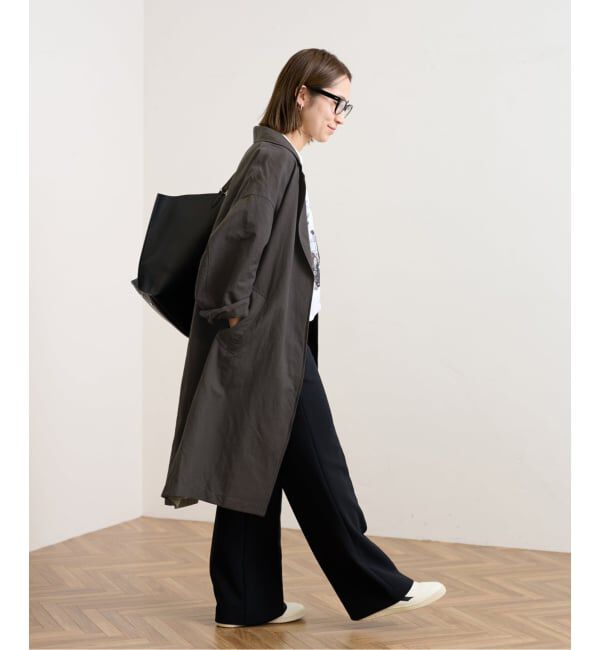 FRAMeWORK「≪一部カラーWEB限定 / 追加予約≫綿麻ポプリンコート」|チェスターコート|
