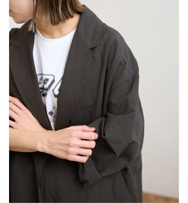 FRAMeWORK「≪一部カラーWEB限定 / 追加予約≫綿麻ポプリンコート」|チェスターコート|