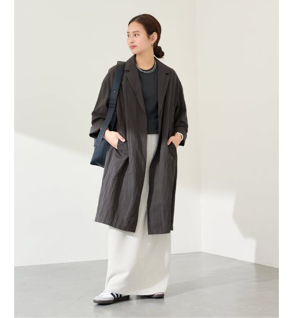 FRAMeWORK「≪一部カラーWEB限定 / 追加予約≫綿麻ポプリンコート」|チェスターコート|