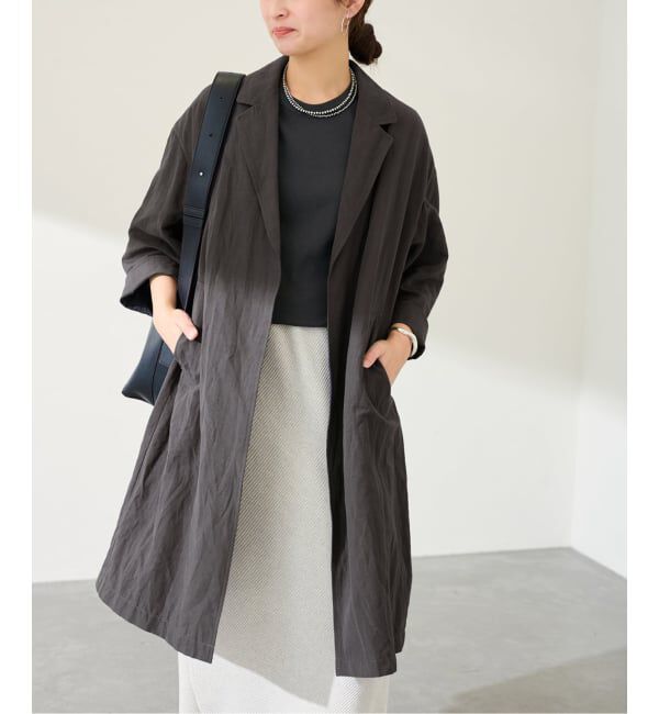FRAMeWORK「≪一部カラーWEB限定 / 追加予約≫綿麻ポプリンコート」|チェスターコート|