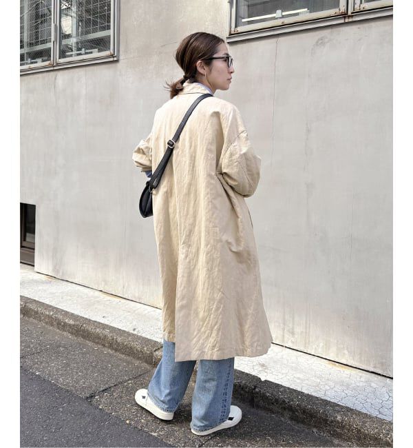 FRAMeWORK「≪一部カラーWEB限定 / 追加予約≫綿麻ポプリンコート」|チェスターコート|
