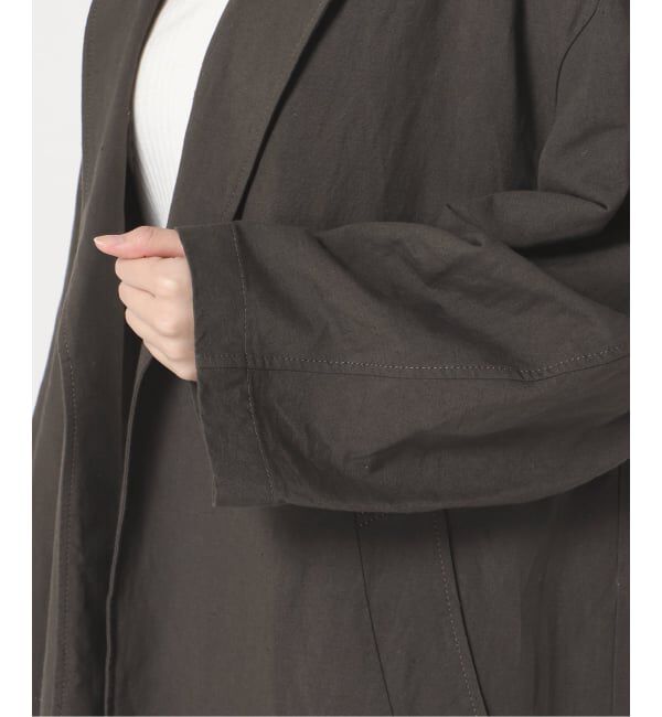 FRAMeWORK「≪一部カラーWEB限定 / 追加予約≫綿麻ポプリンコート」|チェスターコート|