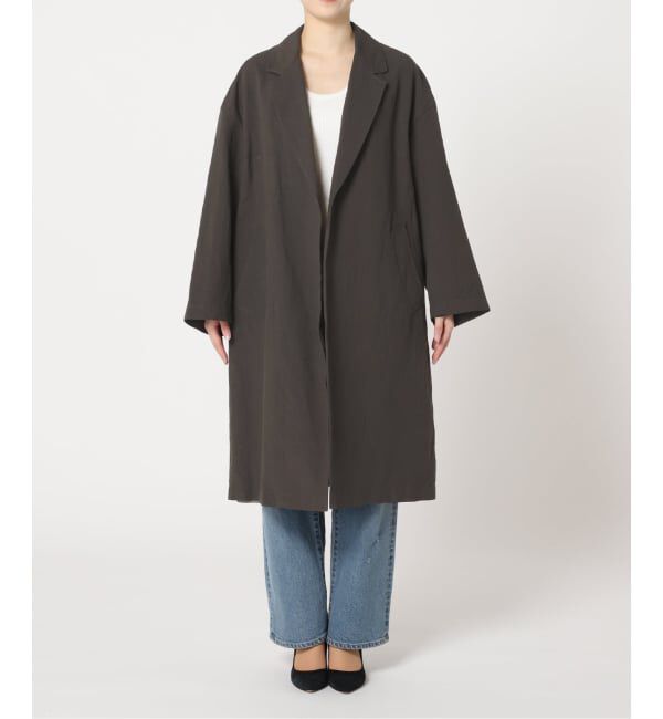 FRAMeWORK「≪一部カラーWEB限定 / 追加予約≫綿麻ポプリンコート」|チェスターコート|