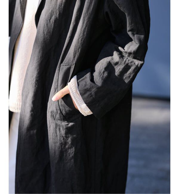 FRAMeWORK「≪一部カラーWEB限定 / 追加予約≫綿麻ポプリンコート」|チェスターコート|