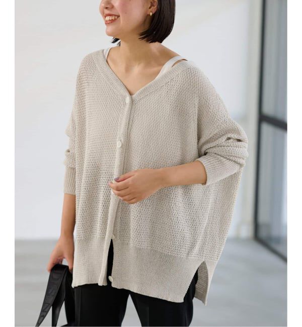 FRAMeWORK「≪追加≫カノコ 2WAY Back開きカーディガン」|カーディガン|