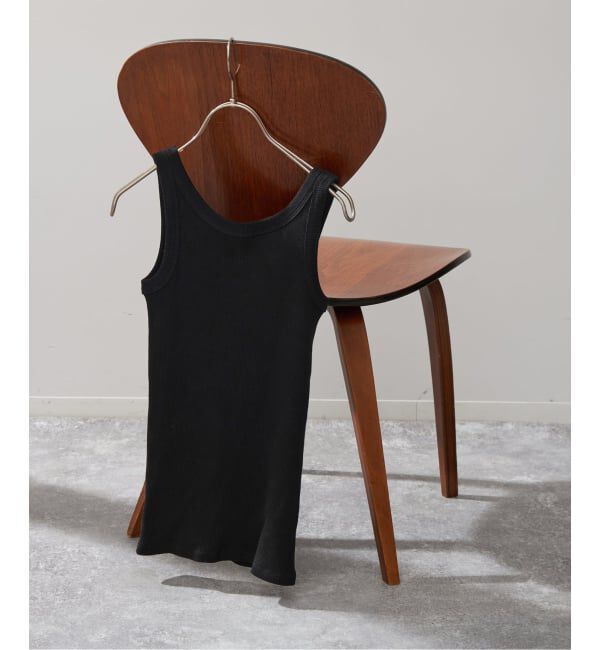 Spick and Span「《新色有り / 追加予約》甘撚テレコアメスリタンク」|タンクトップ|