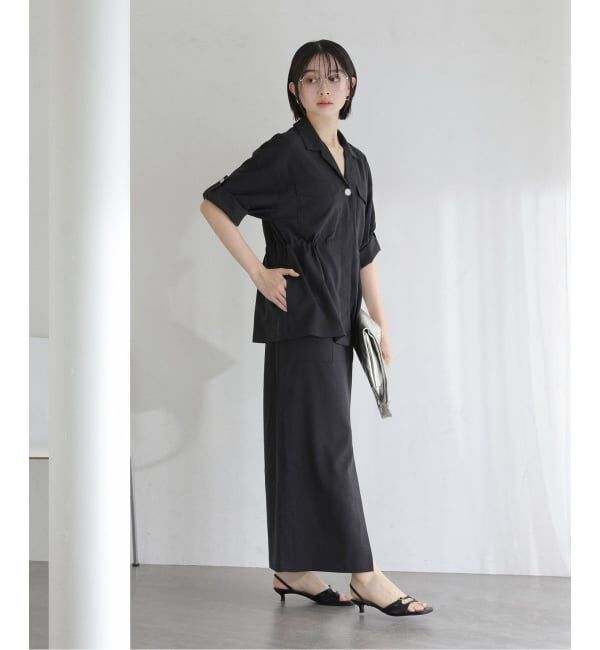  「《予約》【洗える】リネン混ワークシャツジャケット」|その他|