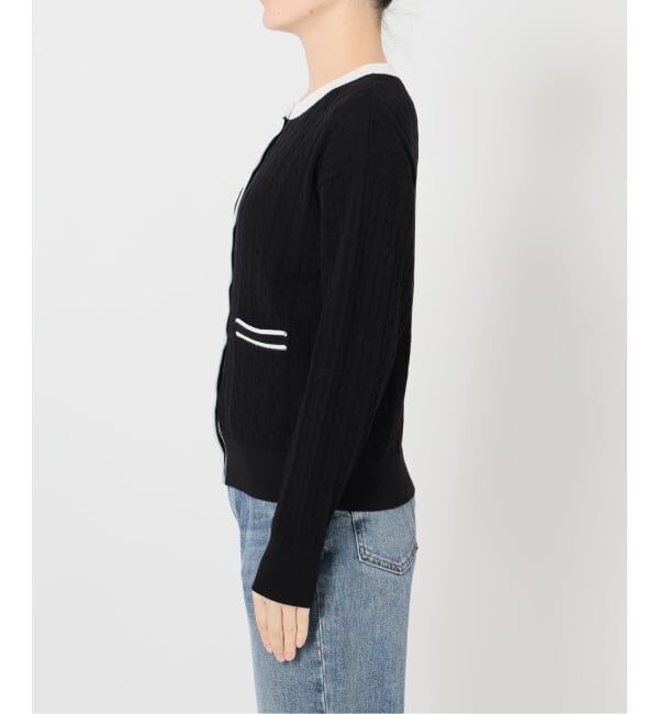  「《予約》【洗える】ケーブルニットカーディガン」|カーディガン|