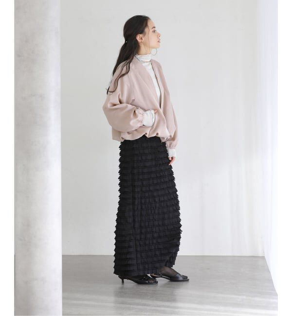  「《予約》【洗える】バルーンライトブルゾン」|その他|