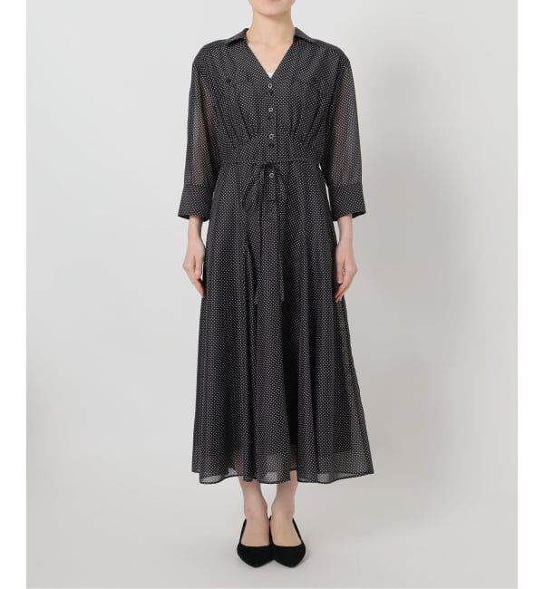  「《予約》【洗える】ポケットシャツワンピース」|ワンピース|