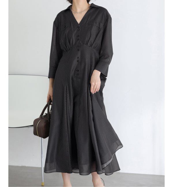  「《予約》【洗える】ポケットシャツワンピース」|ワンピース|