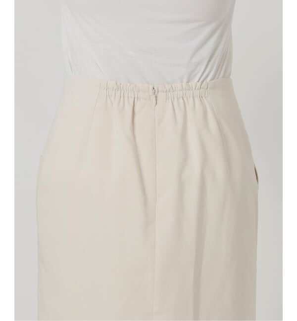  「《予約》【洗える】リネン混タイトスカート」|スカート|