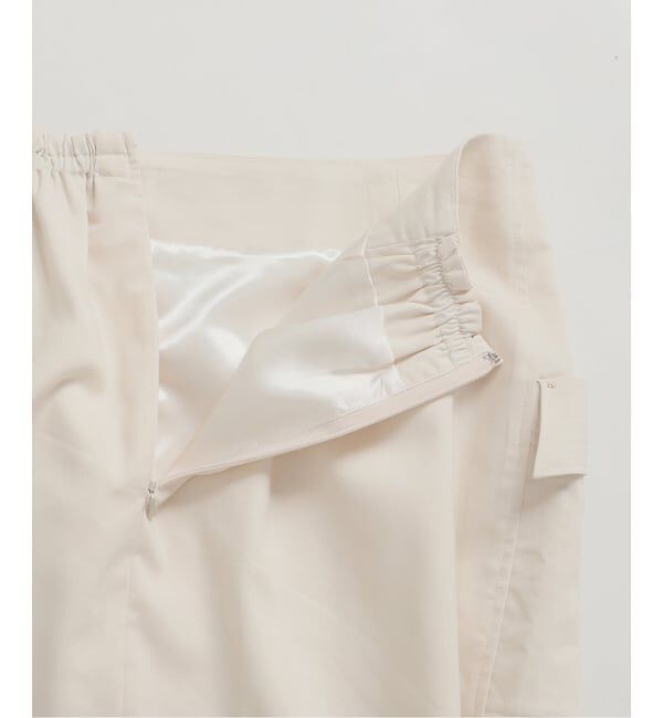  「《予約》【洗える】リネン混タイトスカート」|スカート|