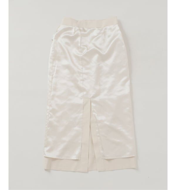  「《予約》【洗える】リネン混タイトスカート」|スカート|