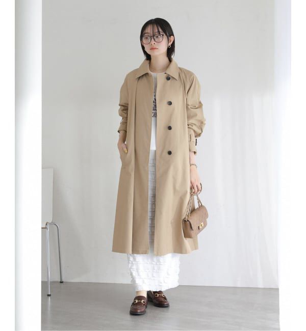  「《予約》ステンカラーライトコート」|ステンカラーコート|