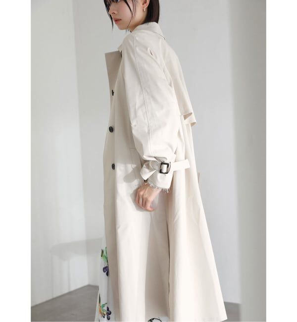  「《予約》ステンカラーライトコート」|ステンカラーコート|ベージュ