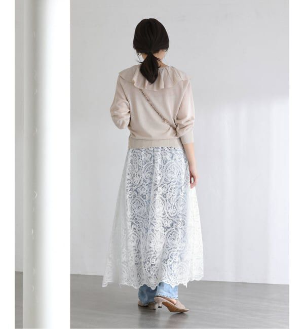  「《予約》【洗える】TORRAZZO DONNA/トラッゾドンナ 別注レーススカート」|スカート|