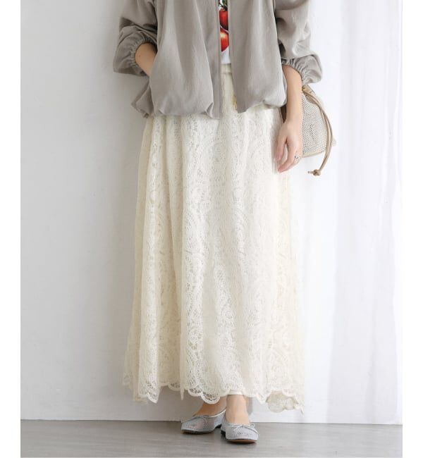  「《予約》【洗える】TORRAZZO DONNA/トラッゾドンナ 別注レーススカート」|スカート|